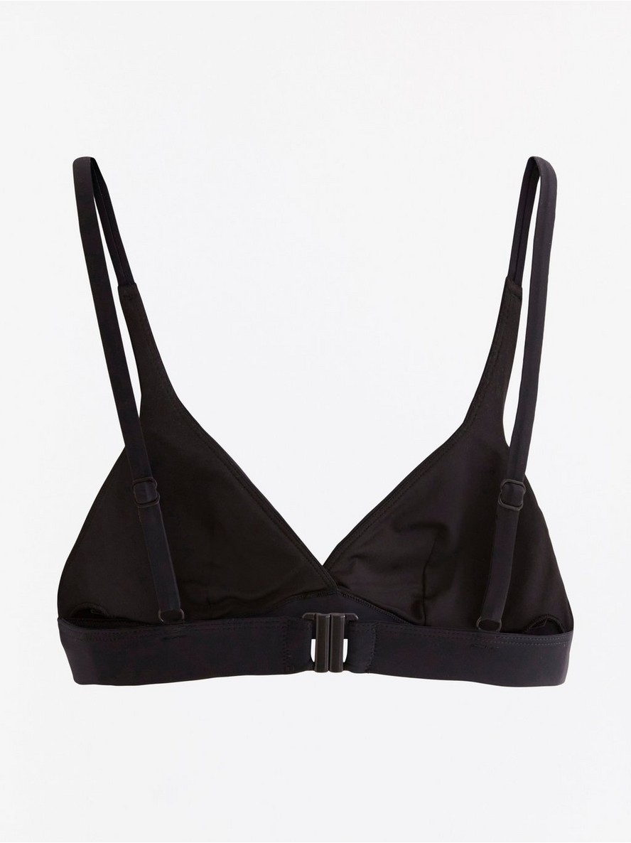 Triangle bikini bra Black