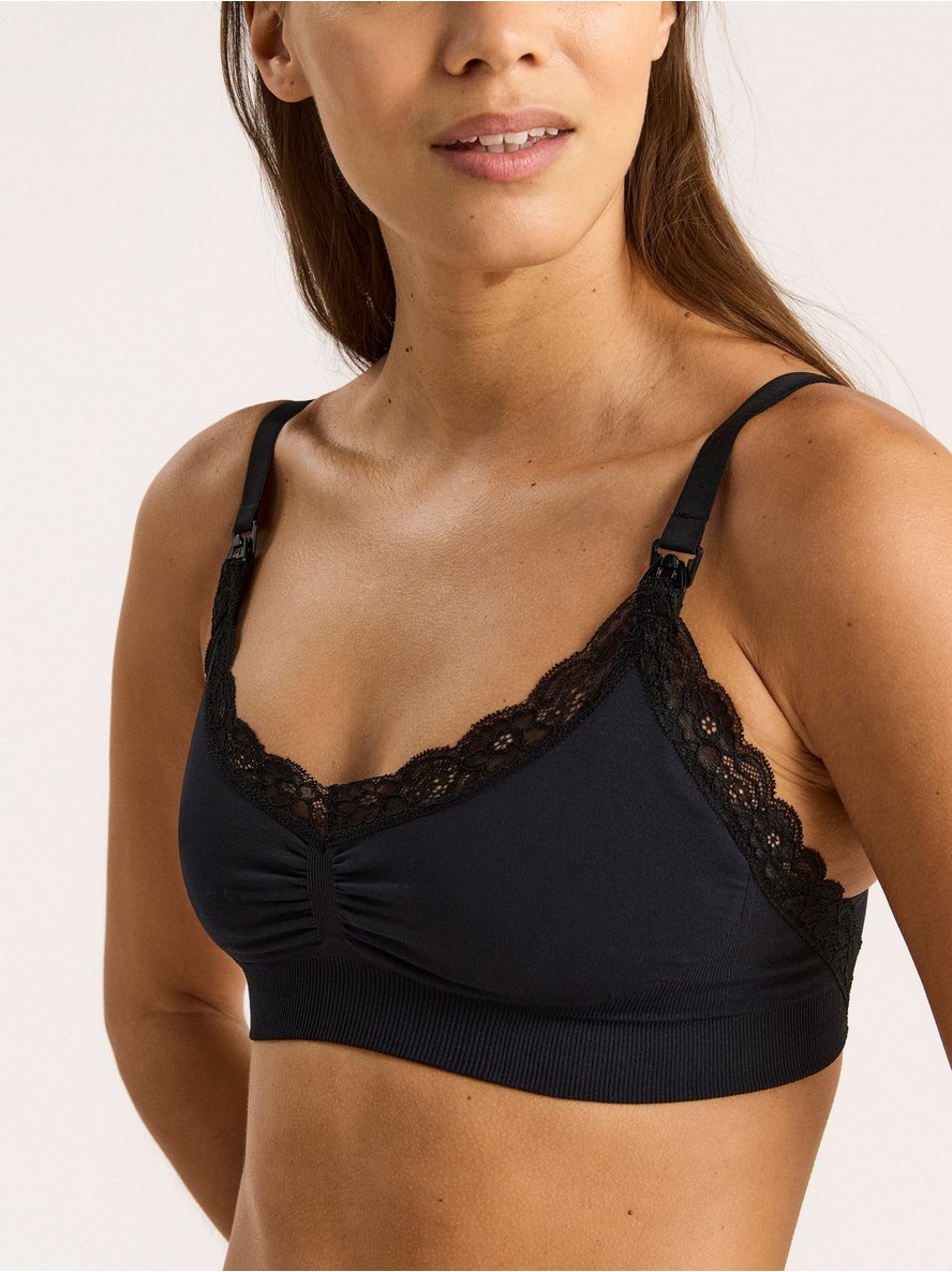 Lindex Exclusive Mom 2 pack seamless nursing bra with lace in