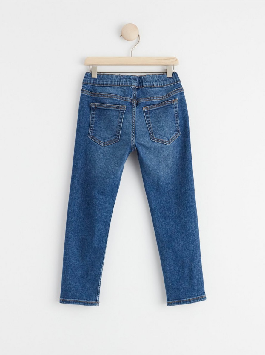 Pull up straight leg jeans best sale