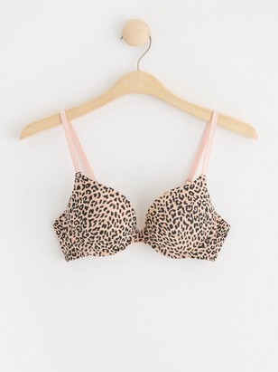 Buy Lindex Bra Celine Push up - Dusty Pink