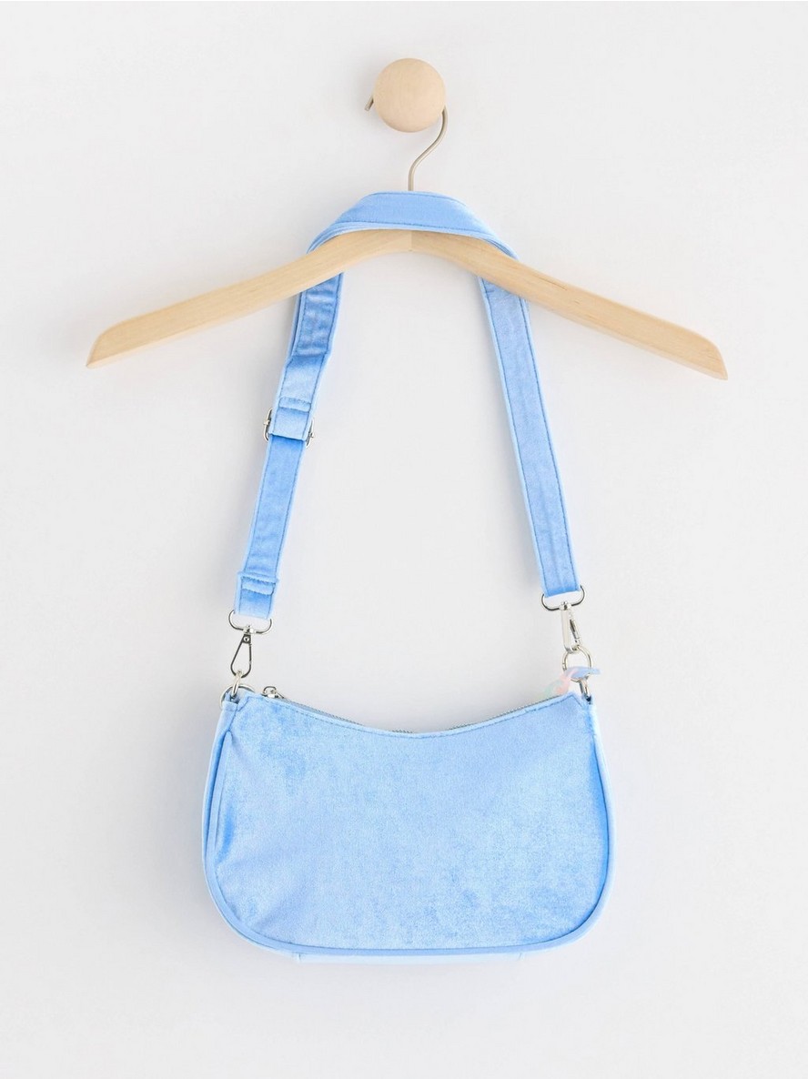 Velour shoulder bag sale